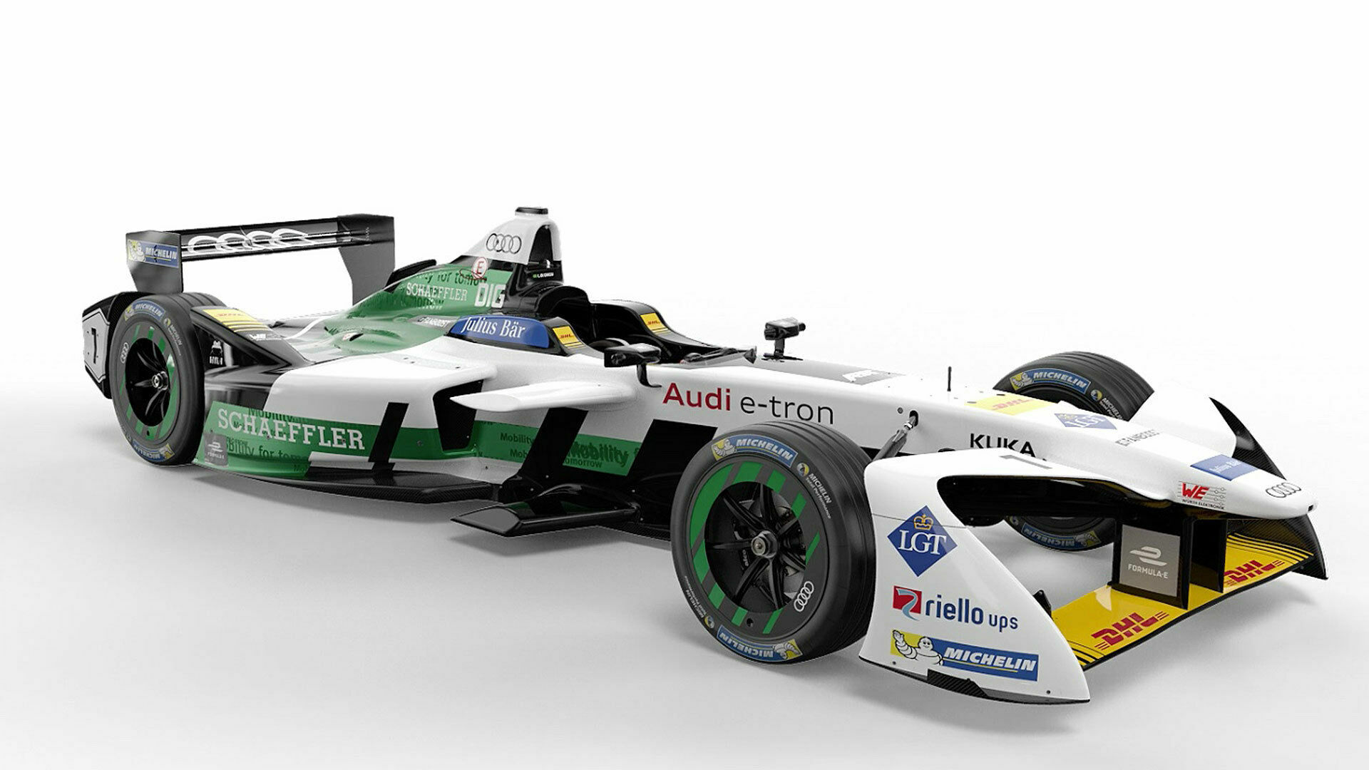 The Audi e-tron FE04 for Formula E