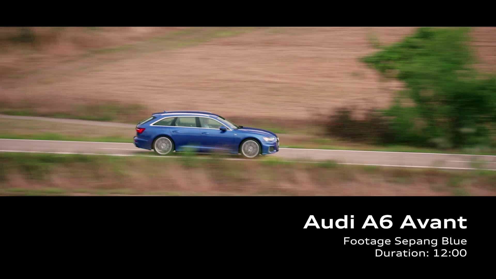 Audi A6 Avant (bis 2025) Sepangblau – Footage (On-Location)