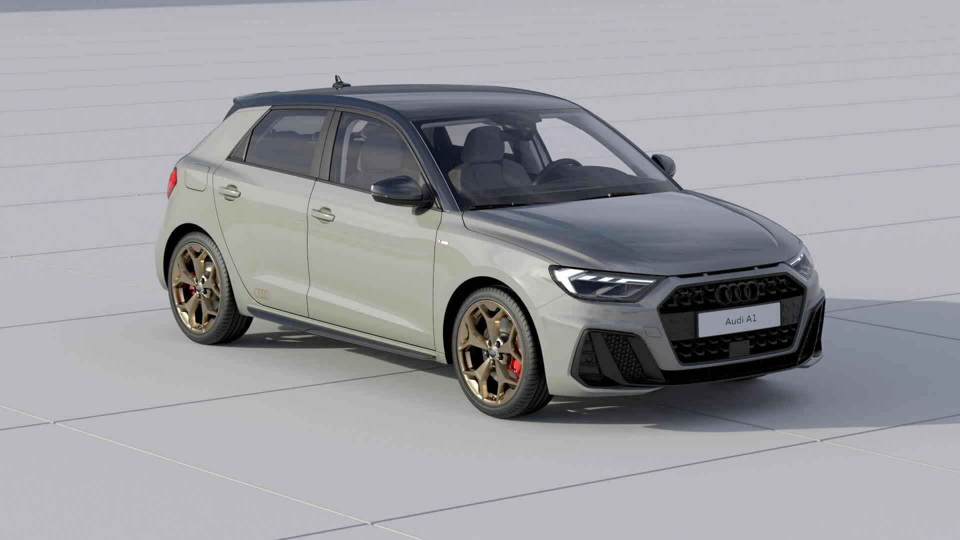 Audi A1 Sportback (bis 2026) – Exterieurdesign – Animation