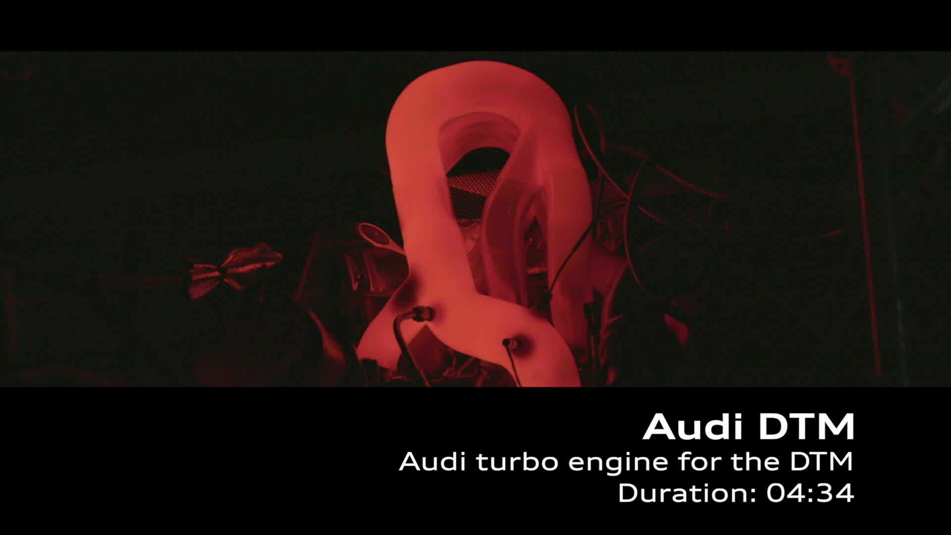 Footage: The new Audi turbo engine for the DTM