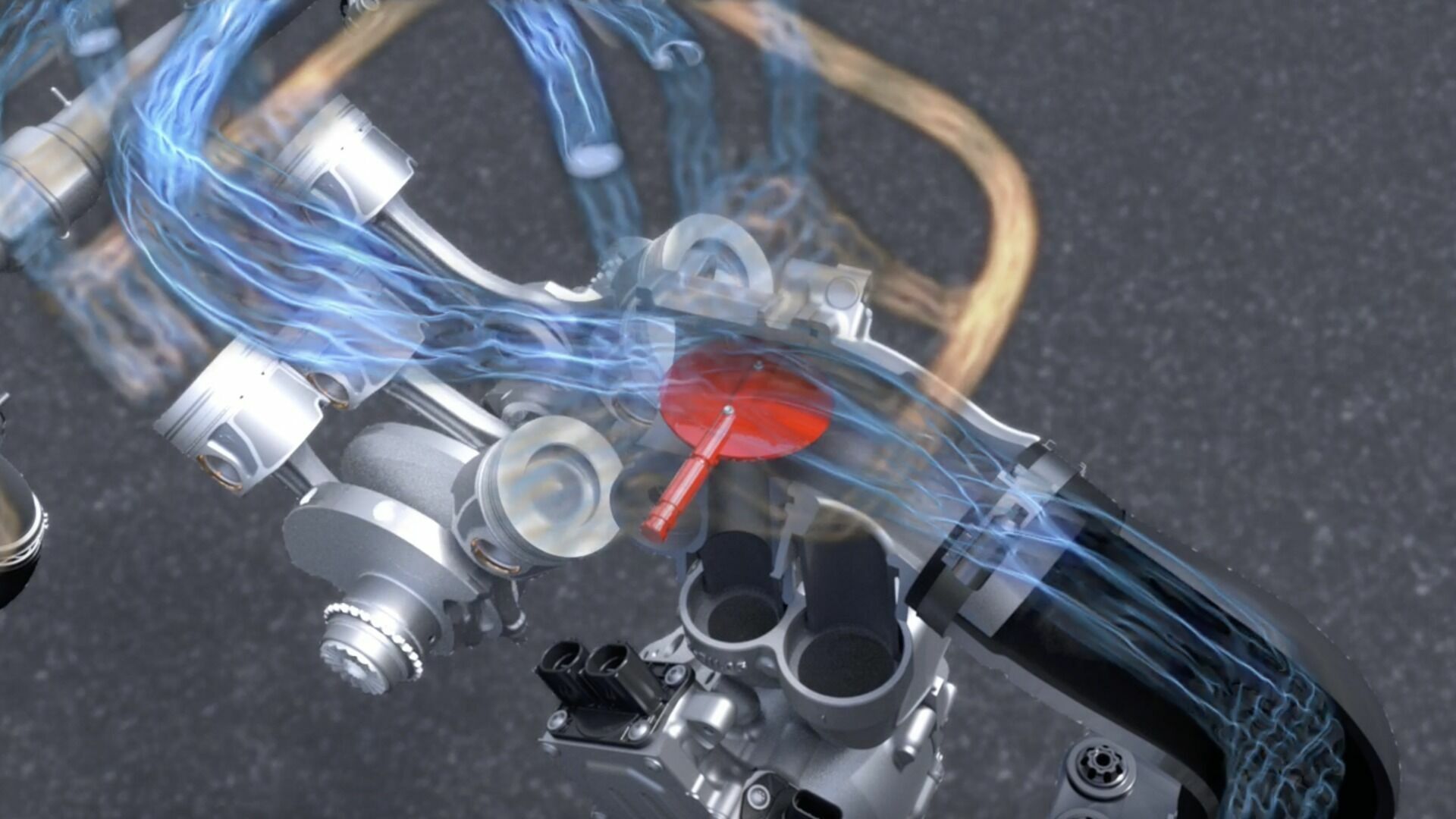 Audi S7 Sportback TDI (bis 2025) – Elektrisch angetriebener Verdichter – Animation