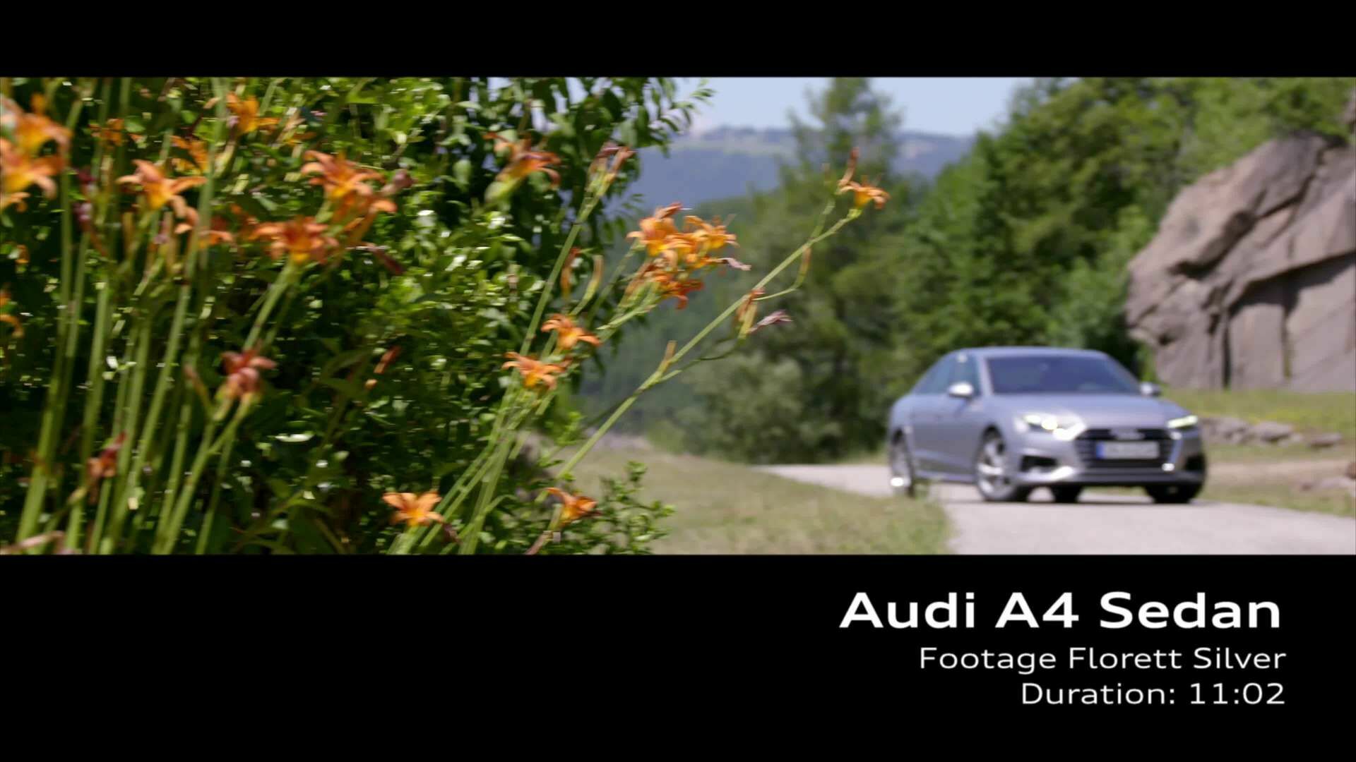 Audi A4 Sedan TFSI (bis 2024) Florett silver – Footage