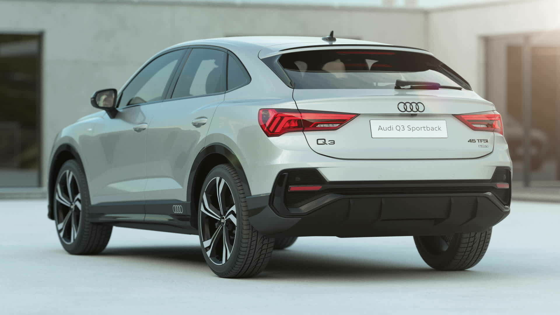 Audi Q3 Sportback Exterieurdesign (Animation)