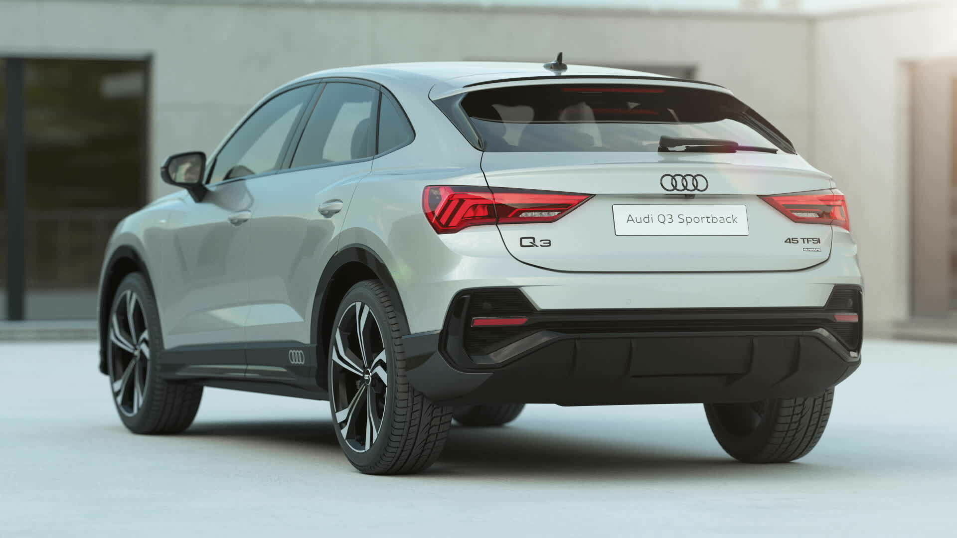 Audi Q3 Sportback exterior design (animation)