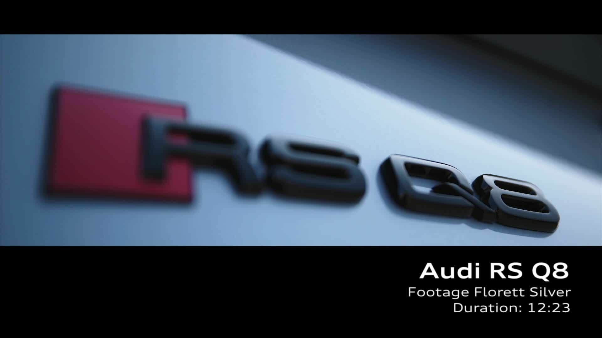 Audi RS Q8 Florett silver – Footage (on location)