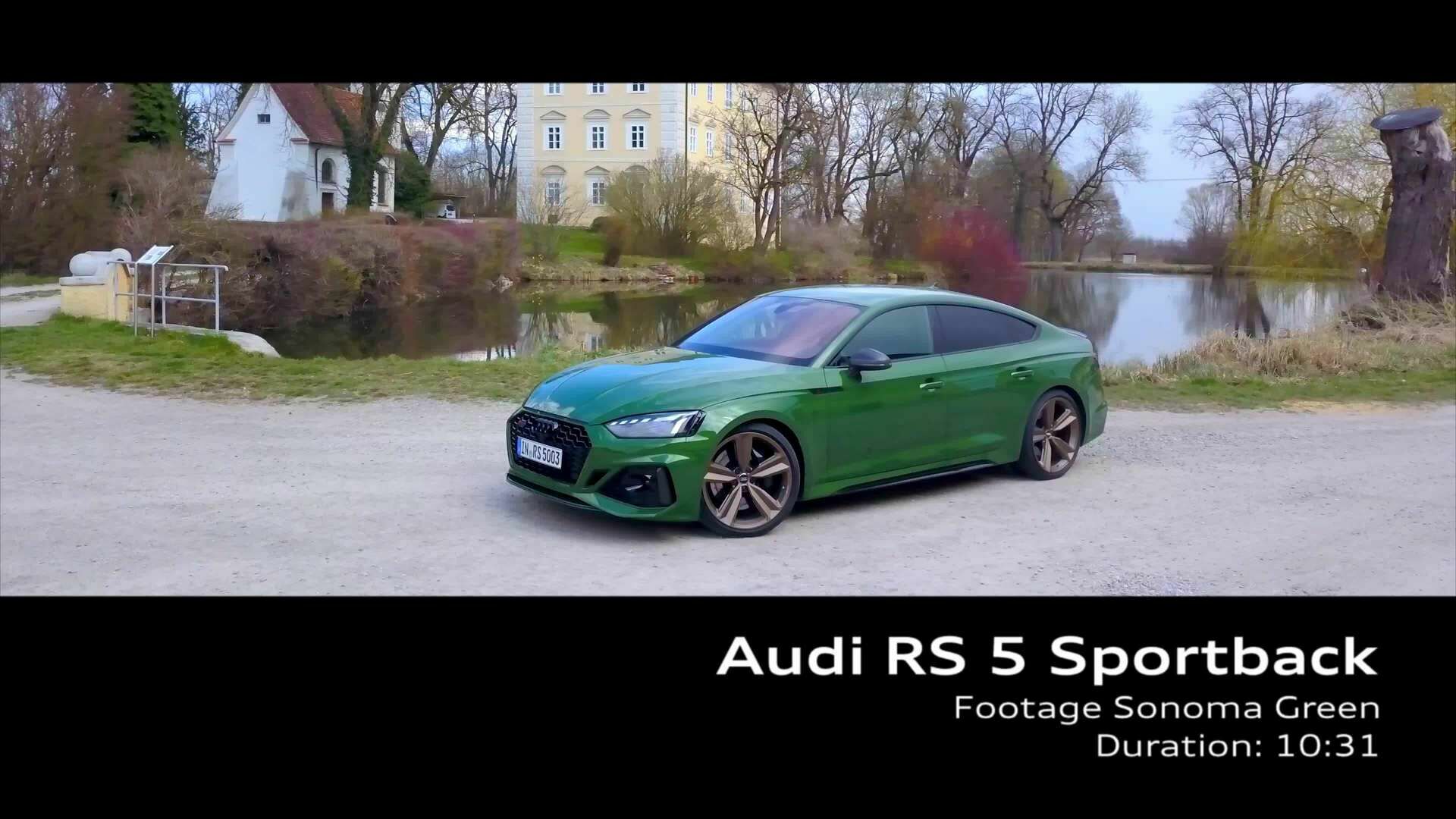 Audi RS 5 Sportback (bis 2024) Sonomagrün – Footage