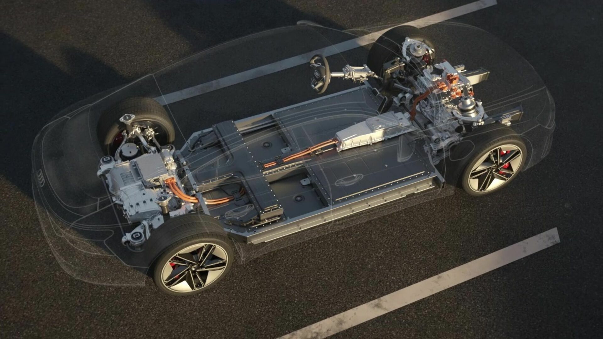 Audi RS e-tron GT – Antriebskonzept und Performance – Animation