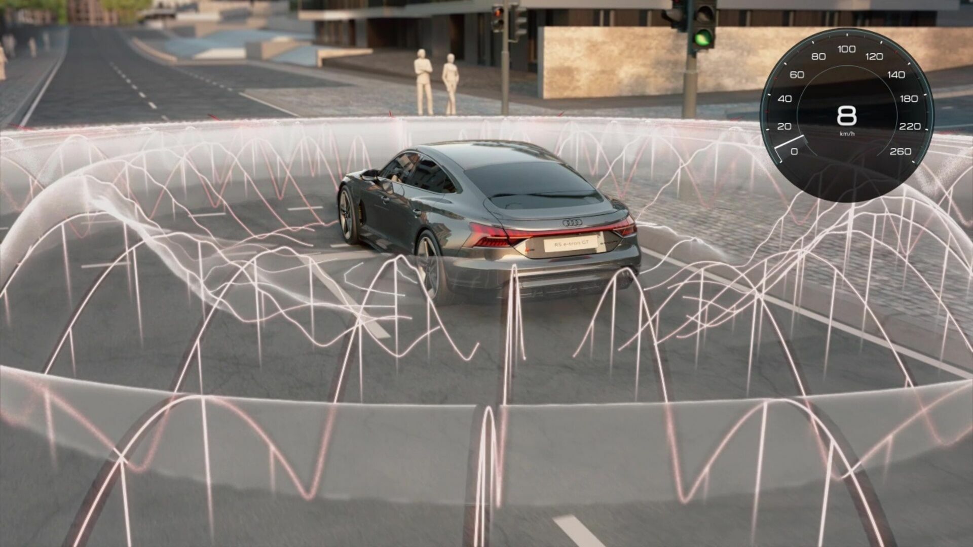 Audi RS e-tron GT – Electric sound – Animation