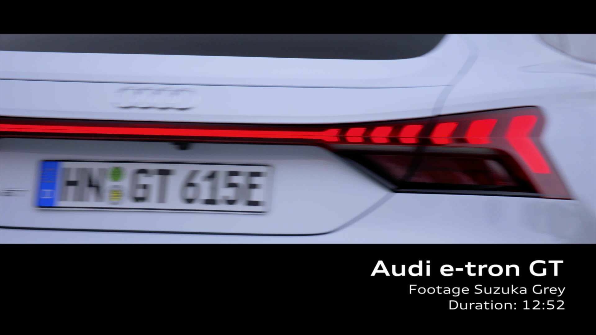 Audi e-tron GT Suzuka gray – Footage