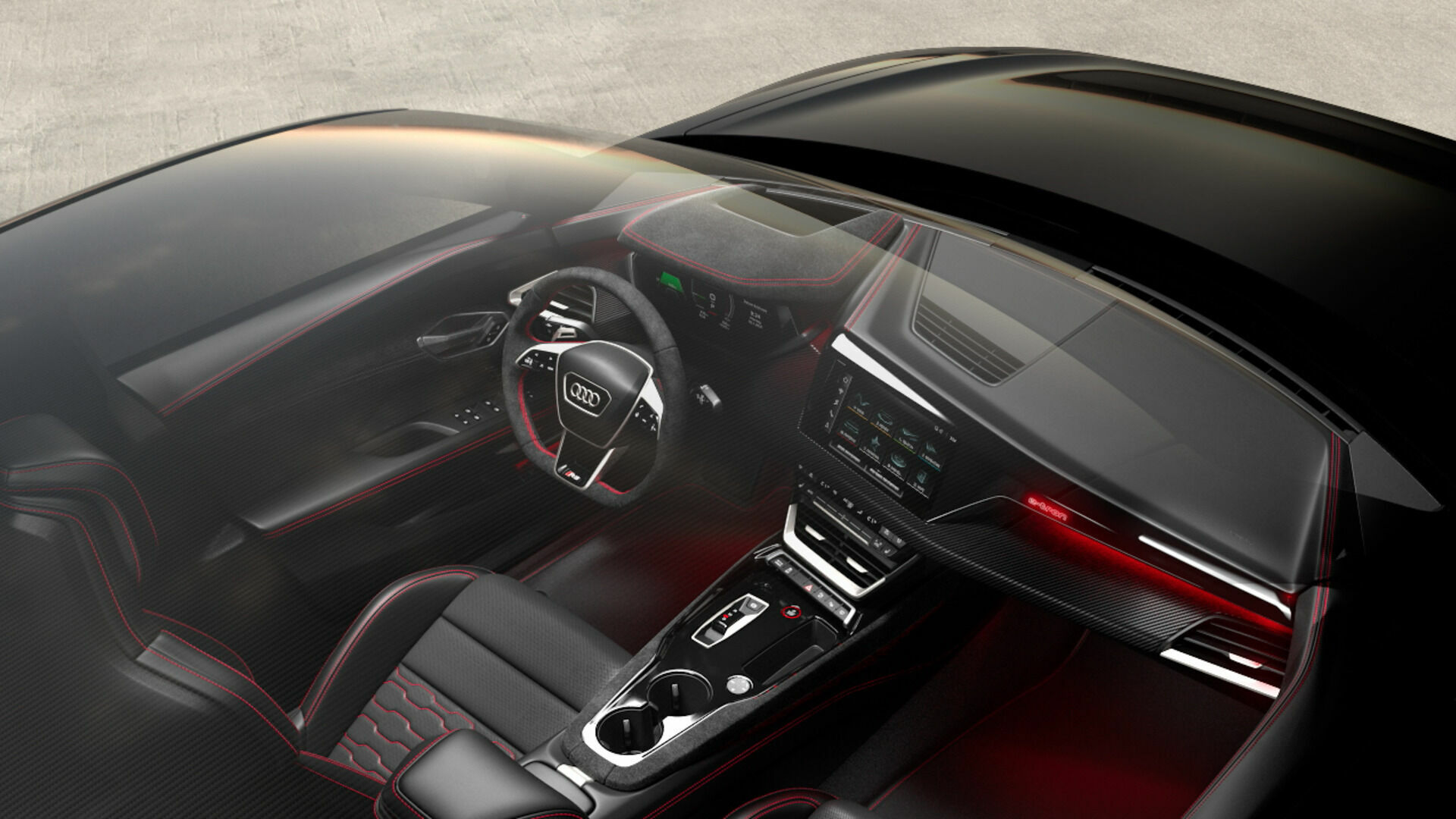 Audi RS e-tron GT – Interieur Design und Sitzposition – Animation