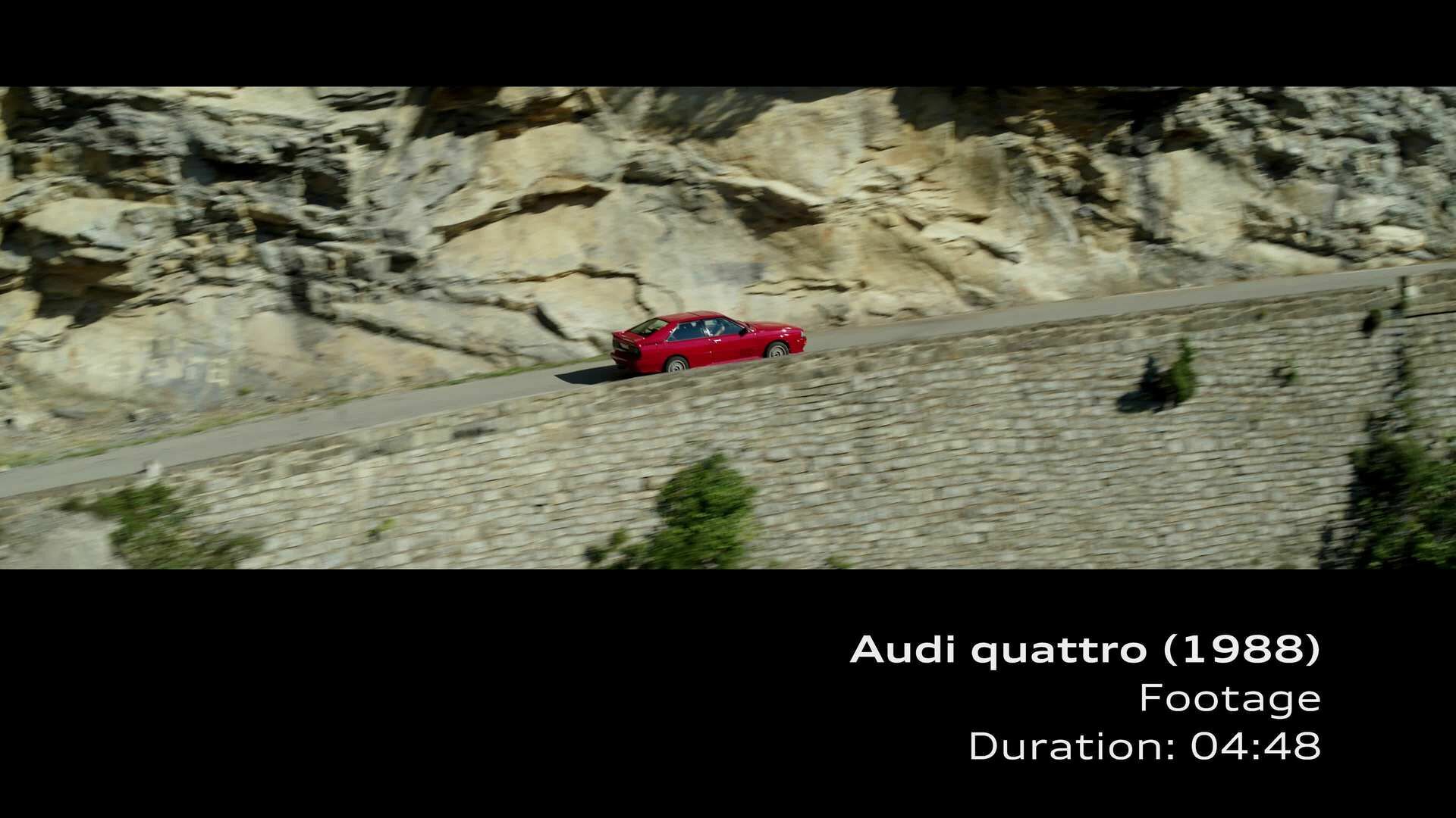 Audi quattro (1988) – Footage