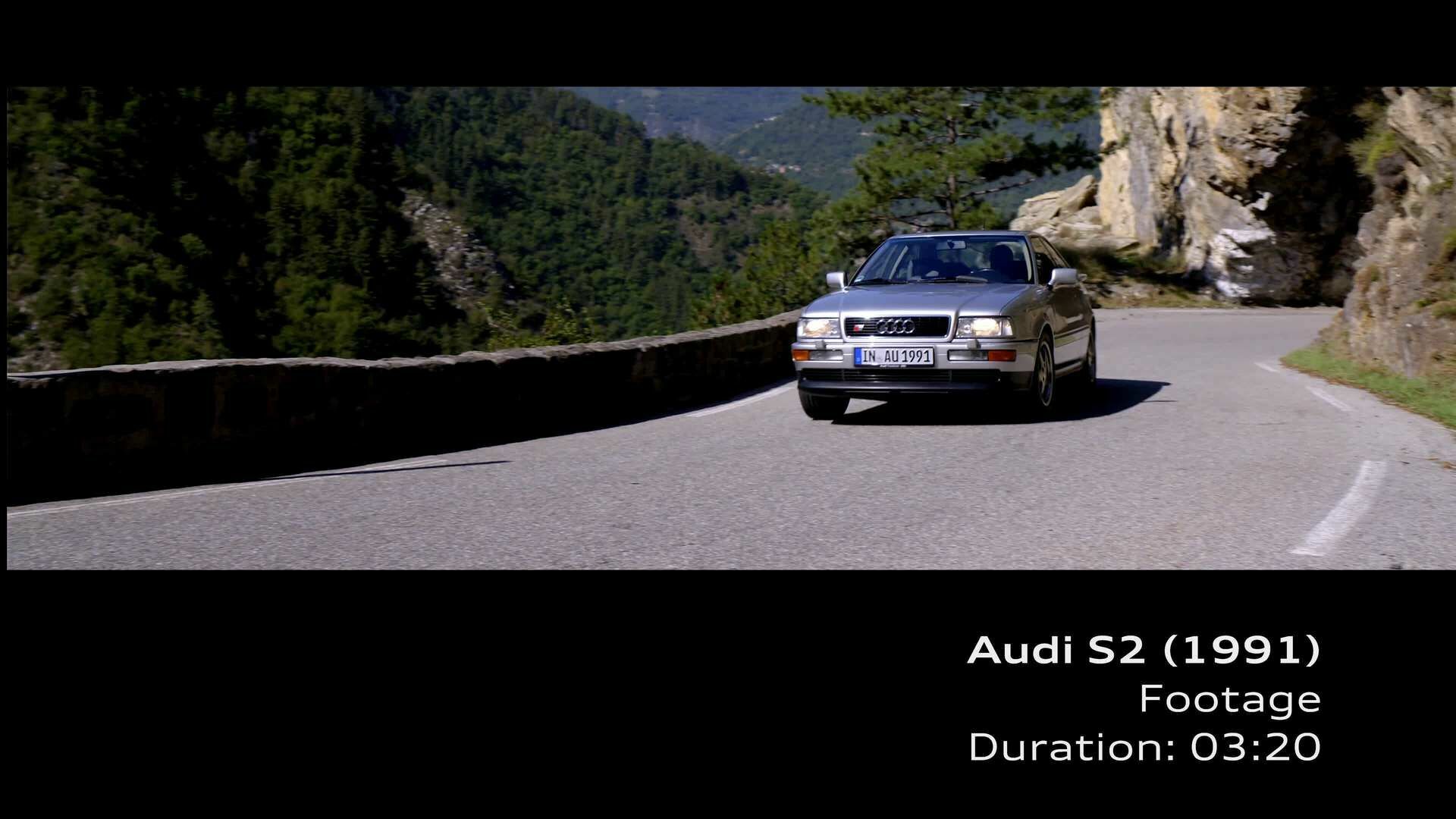 Audi S2 (1991) – Footage