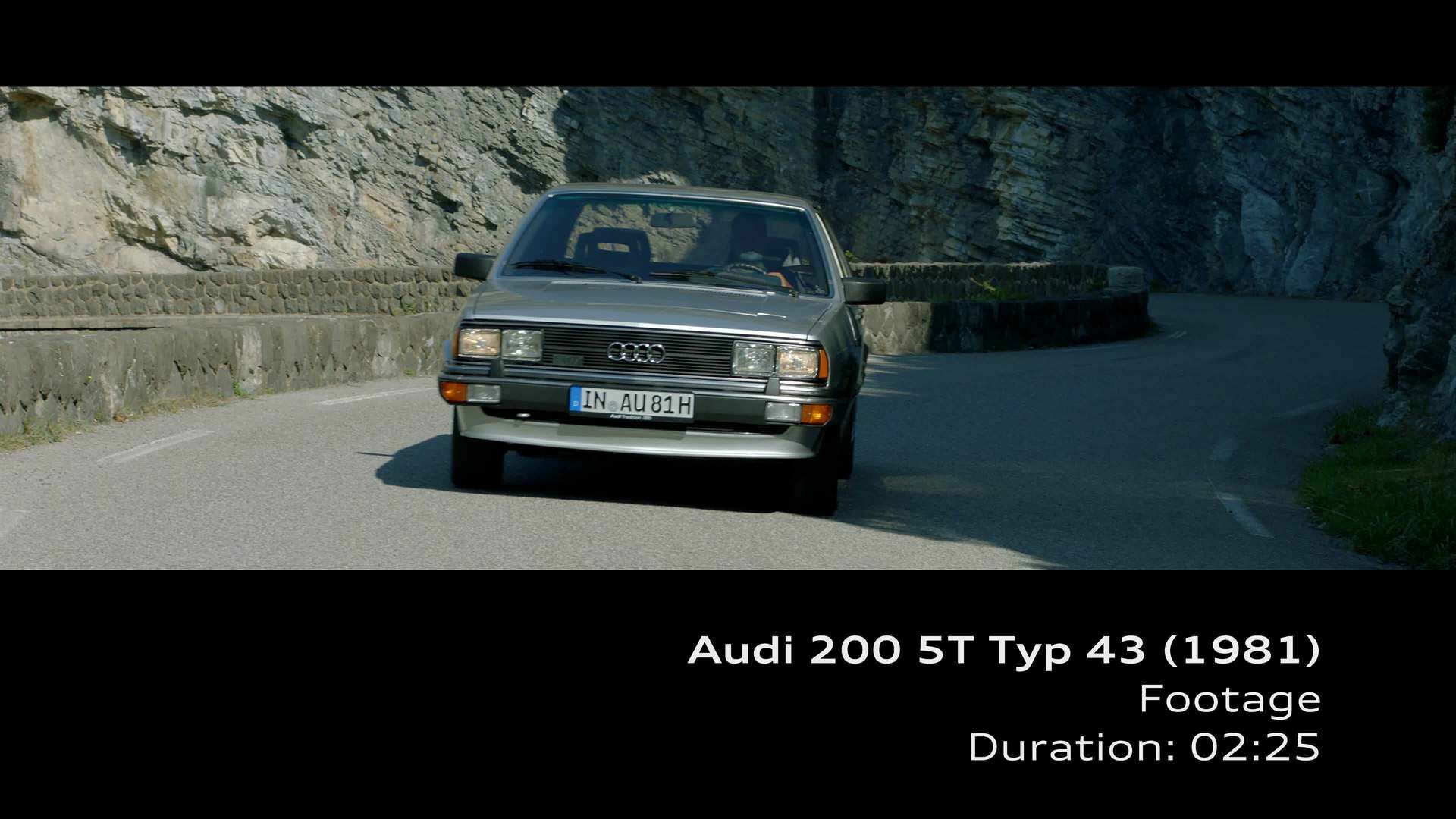 Audi 200 (1981) – Footage
