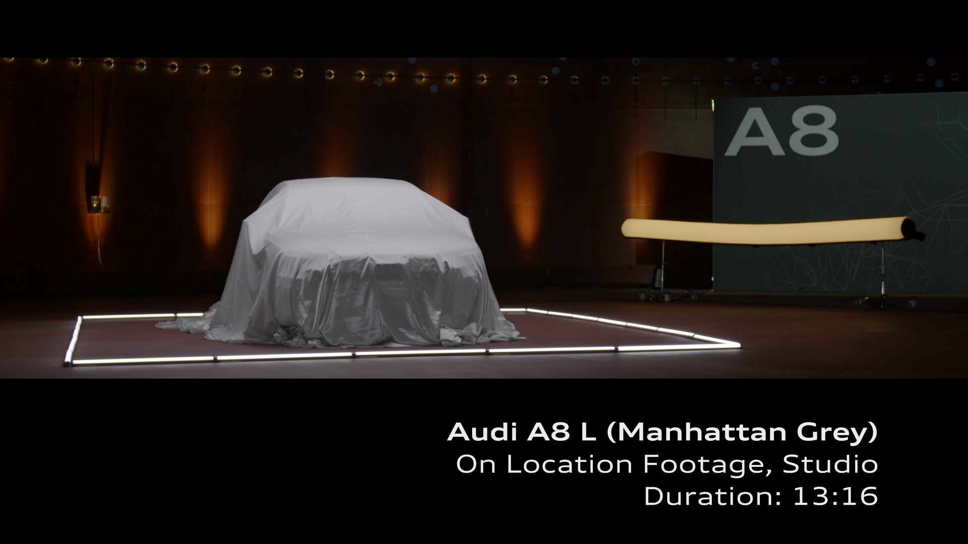 Audi A8 L Manhattangrau – Footage (Studio)
