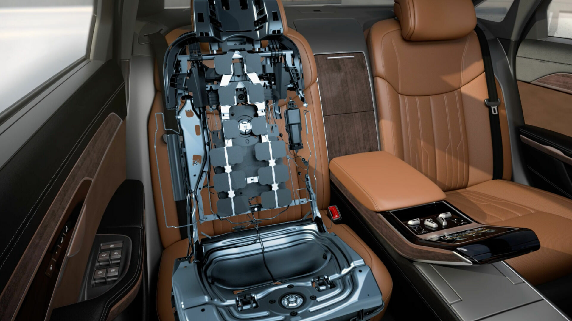 Audi A8 L – Relaxation seat and massage function – Animation