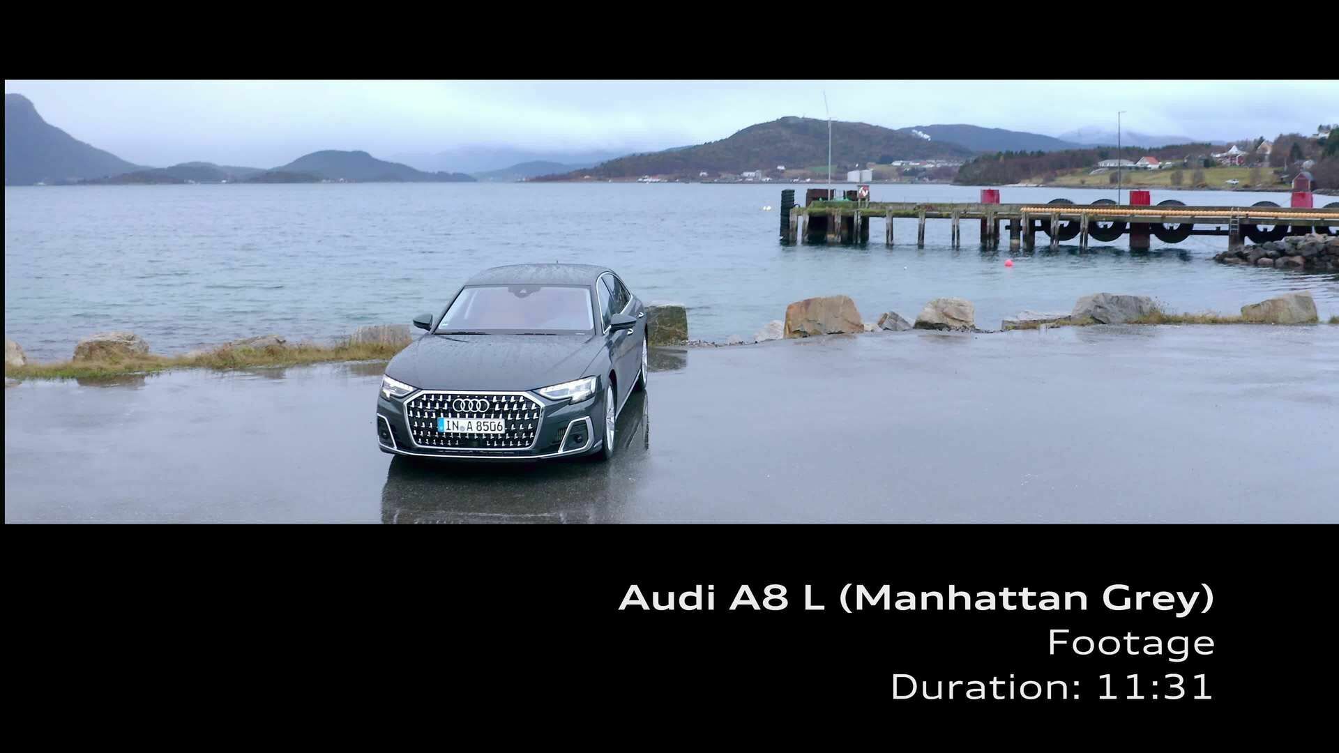 Audi A8 L 60 TFSI quattro in Norway – Footage