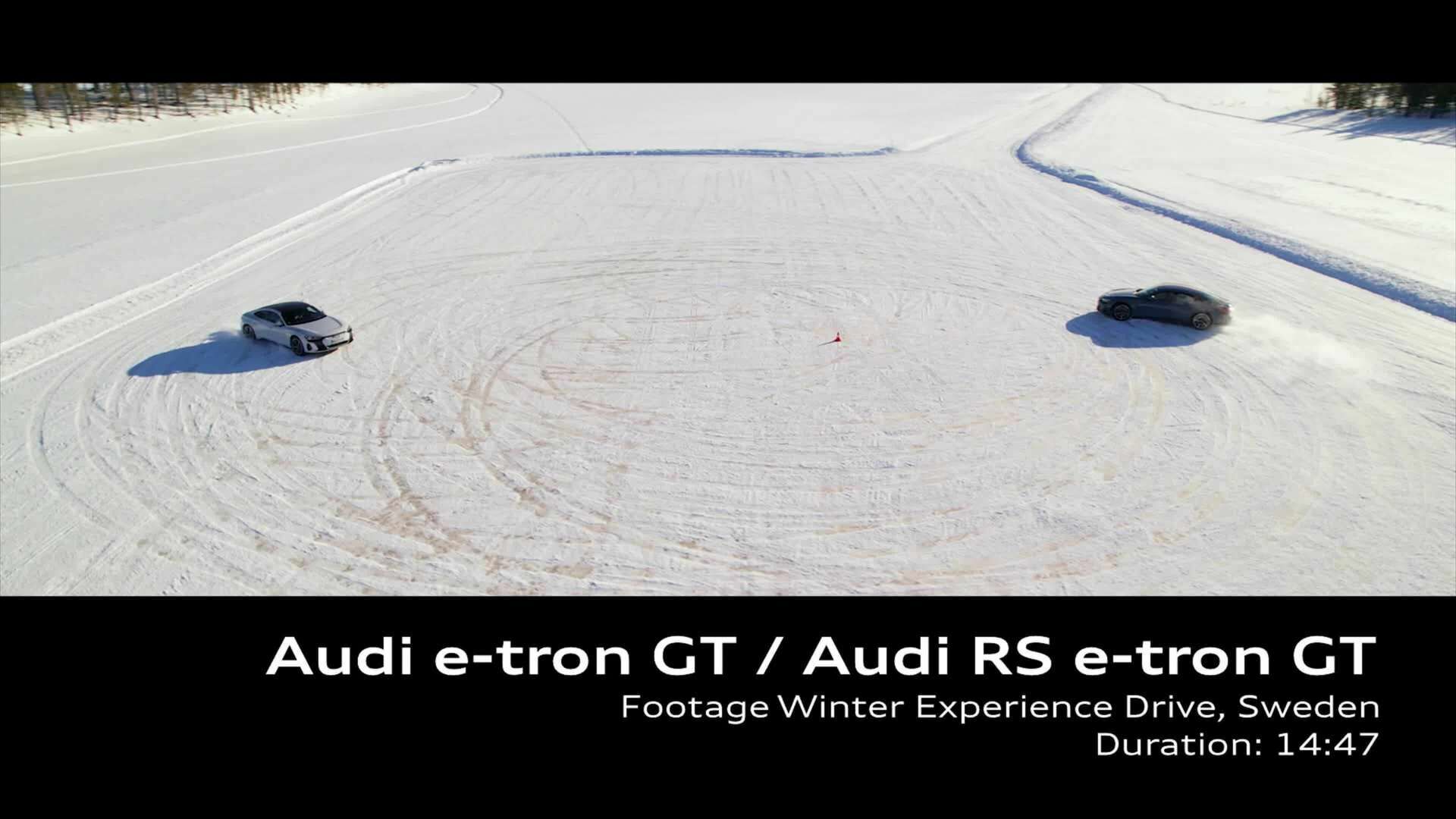 Audi e-tron GT and Audi RS e-tron GT – Footage