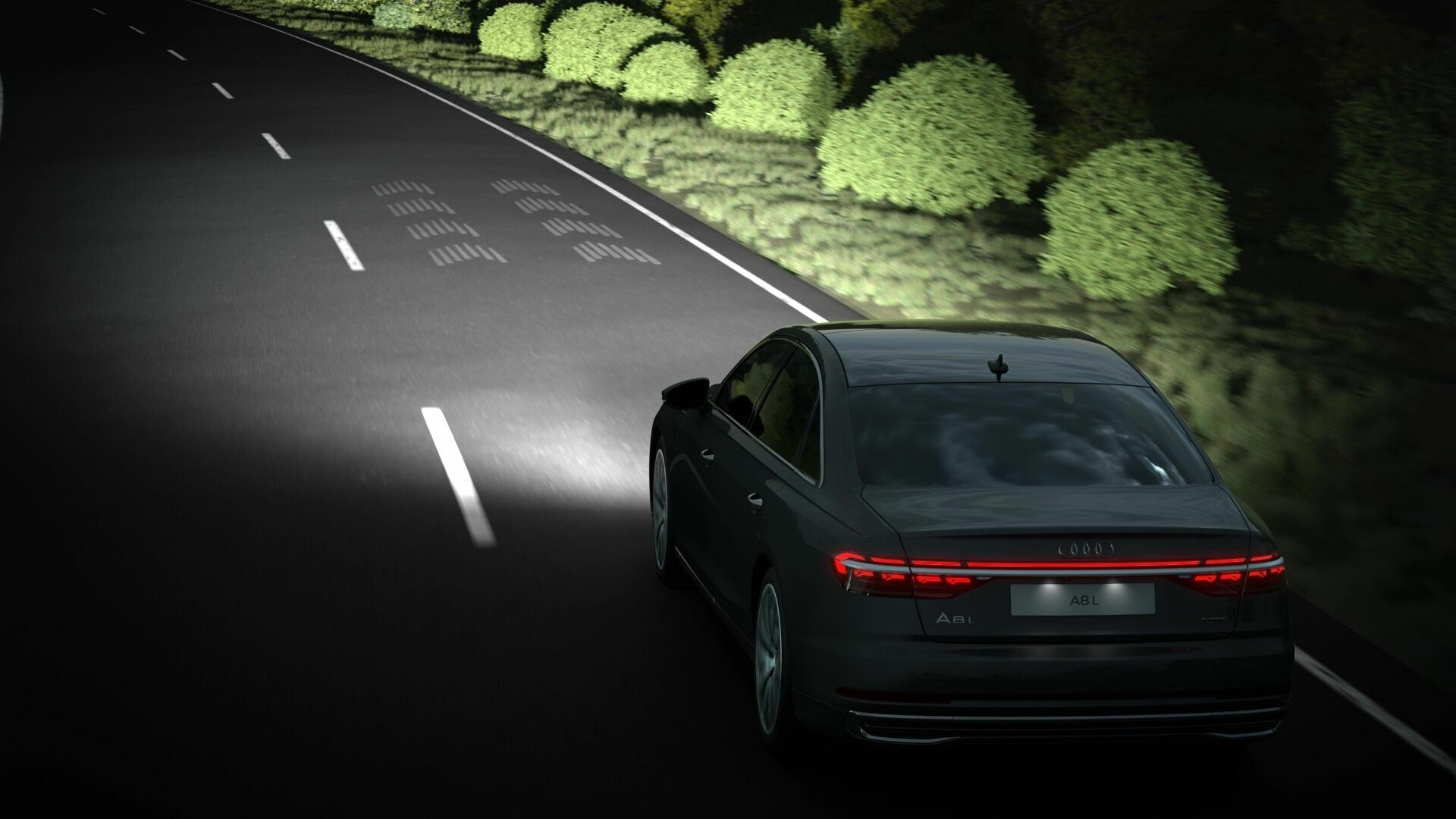 Audi A8 L – Digitale Matrix LED- und digitale OLED-Technologie – Animation