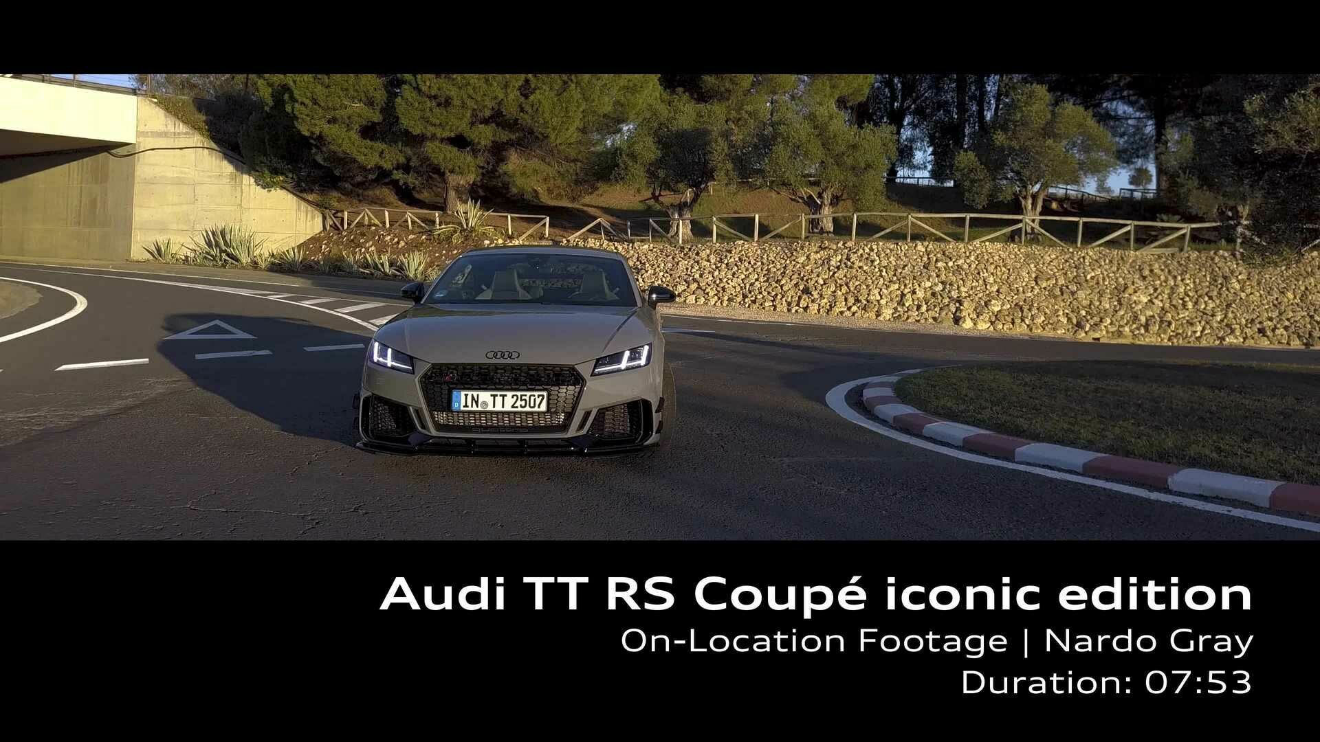Audi TT RS Coupé iconic edition (bis 2023) – Footage