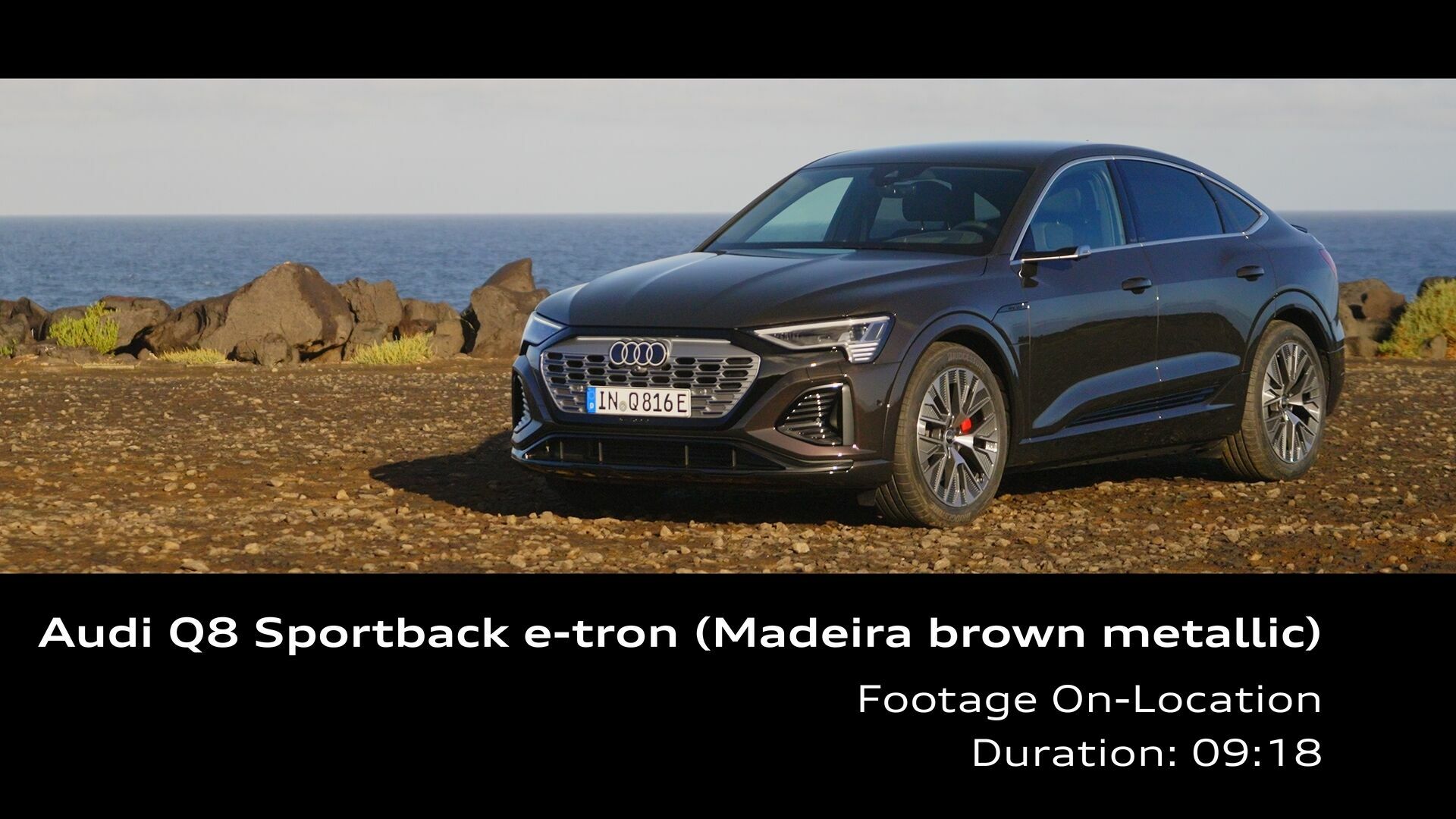 Audi Q8 Sportback e-tron (bis 2025) Madeirabraun Metallic – Footage
