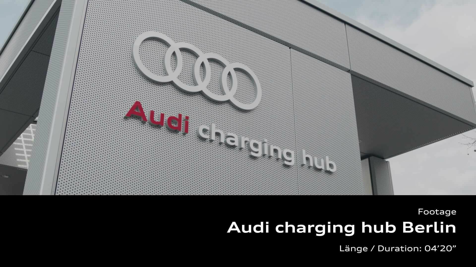 Audi charging hub Berlin  – Footage