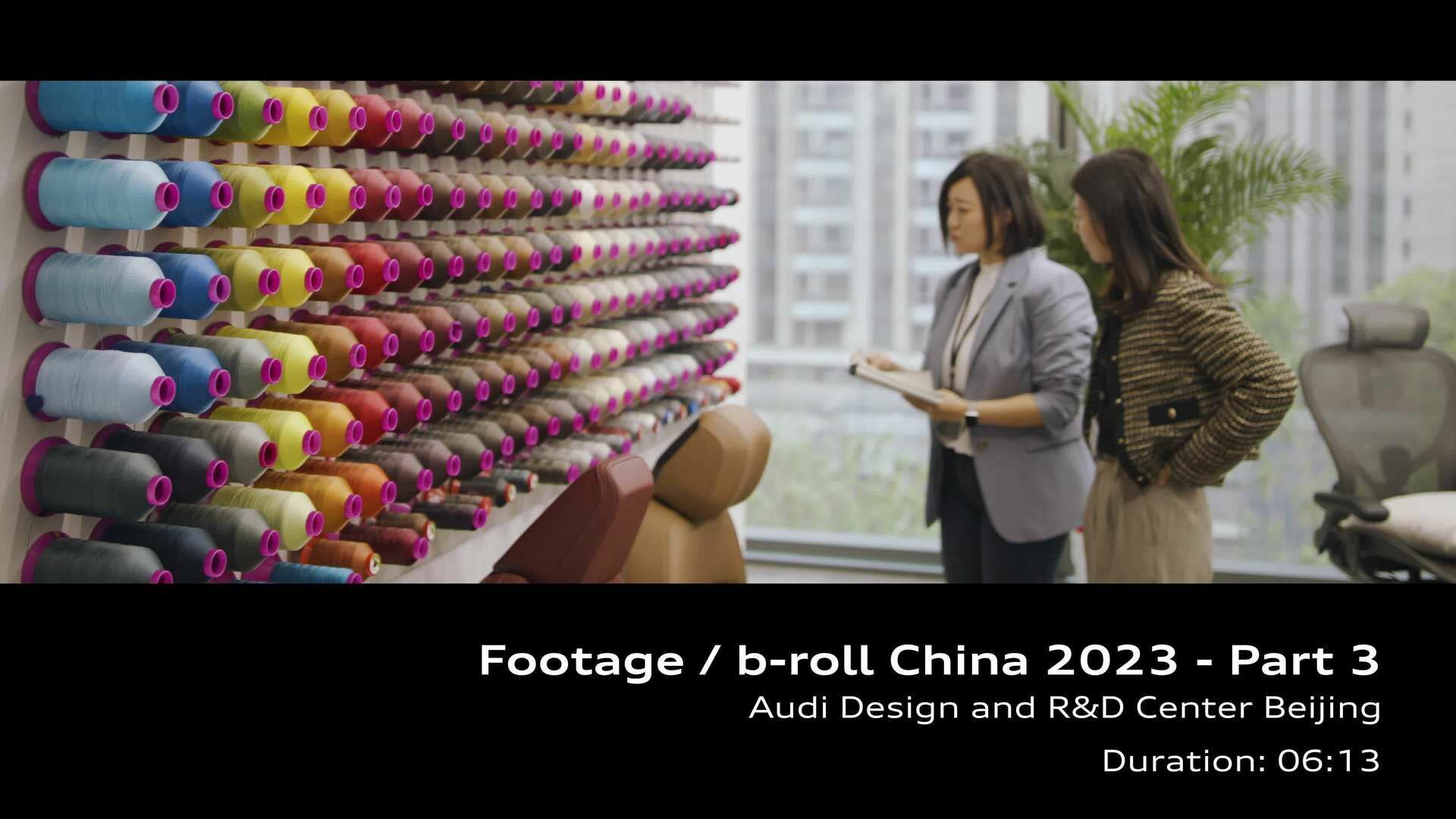 Auto Shanghai 2023 – Audi Design und R&D Center Peking – Footage