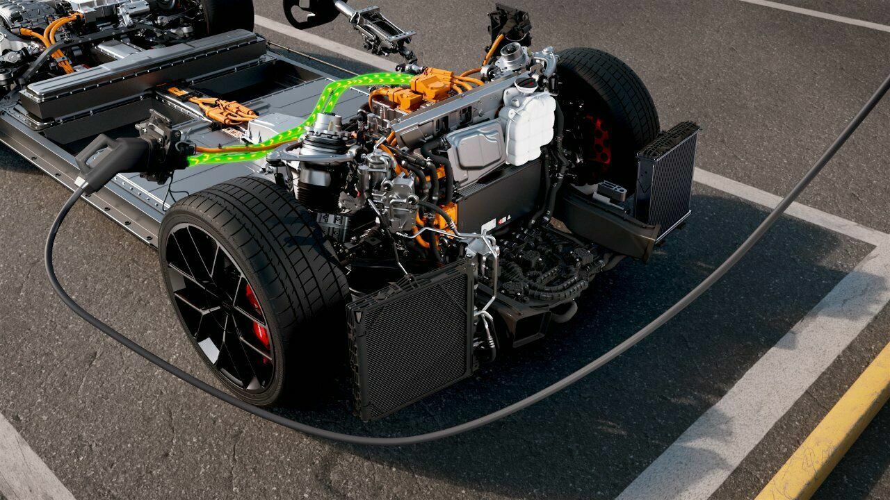 Audi RS e-tron GT performance – Battery and charging technology – Animation