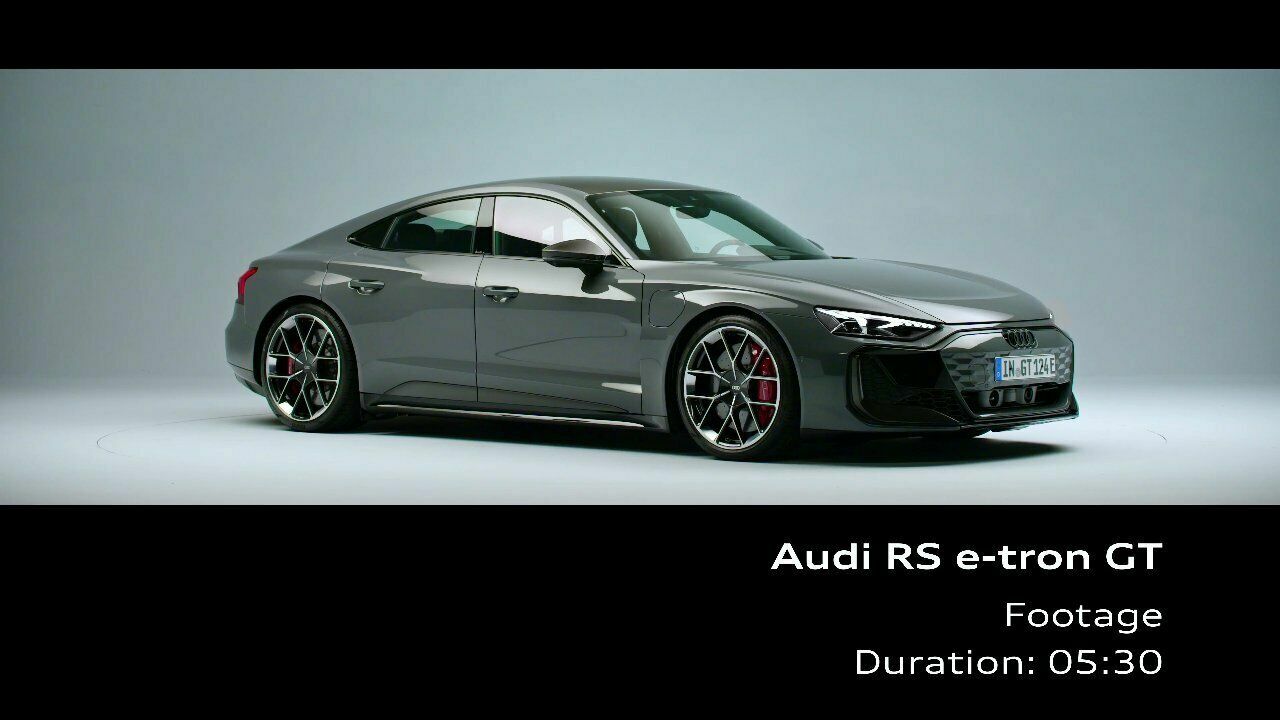 Audi RS e-tron GT – Footage (Studio)