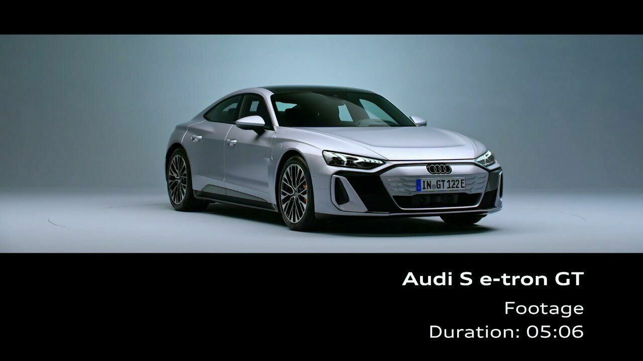 Audi S e-tron GT – Footage (Studio)