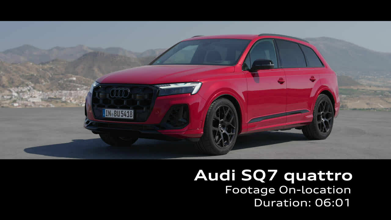 Audi SQ7 SUV quattro (until 2026) – Footage (on location)