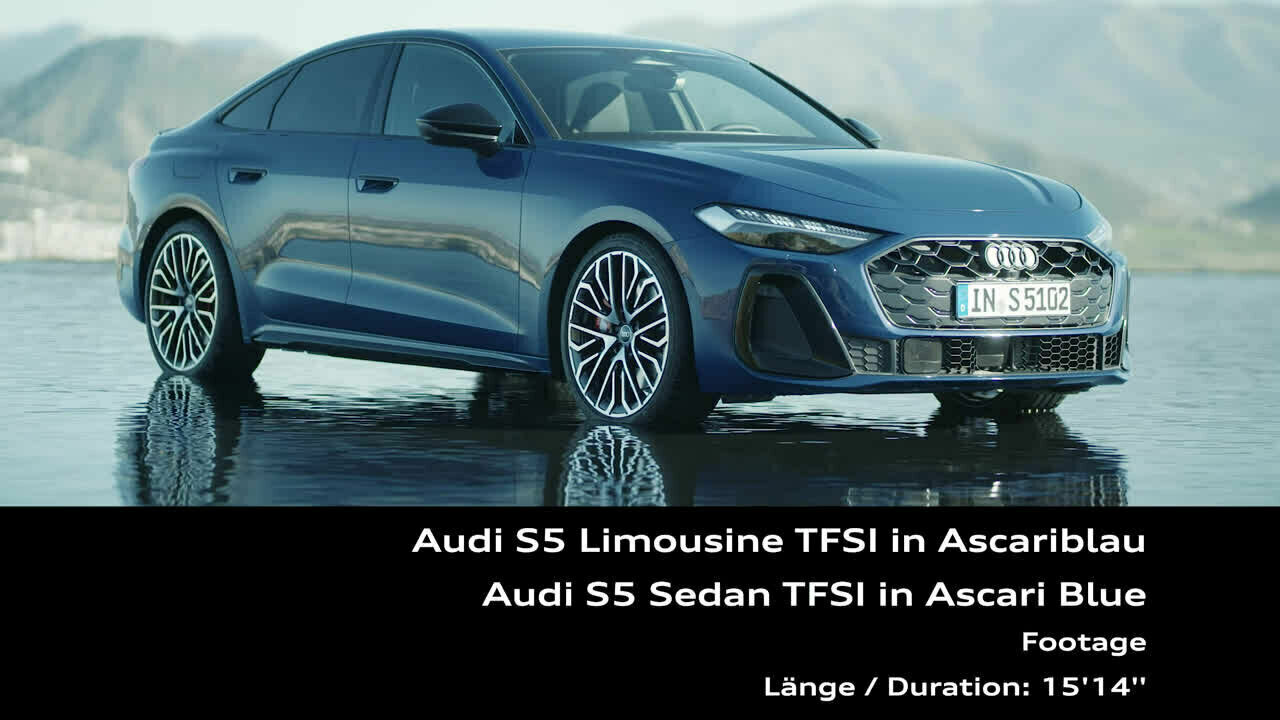 Audi S5 Limousine – Footage (dynamisch)