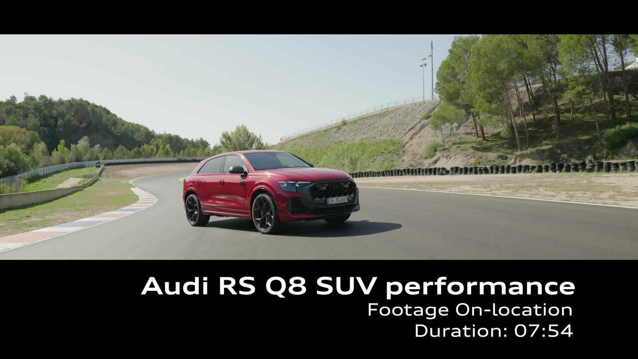 Audi RS Q8 SUV performance Chilirot – Footage (On-Location)