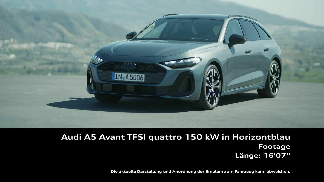 Audi A5 Avant – Footage (dynamic)