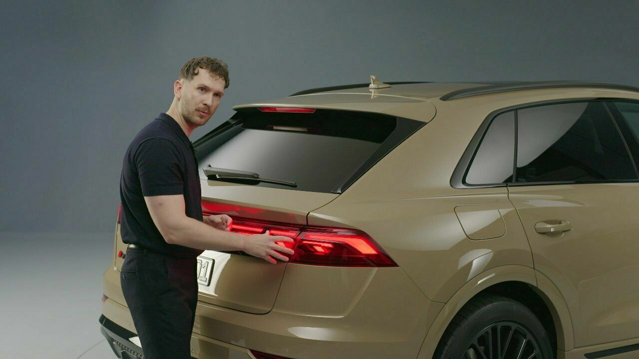 The design of the Audi Q8