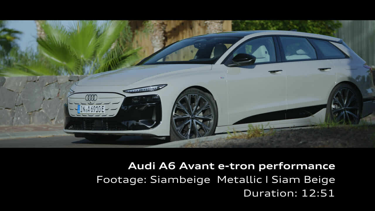 Audi A6 Avant e-tron performance Siambeige – Footage (On-Location)