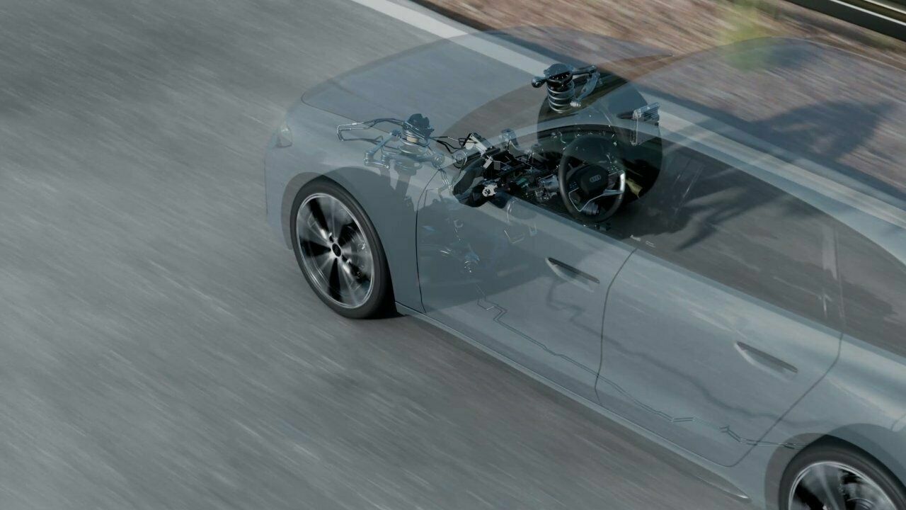 Audi A5 Avant – Fahrwerkstechnologie – Animation