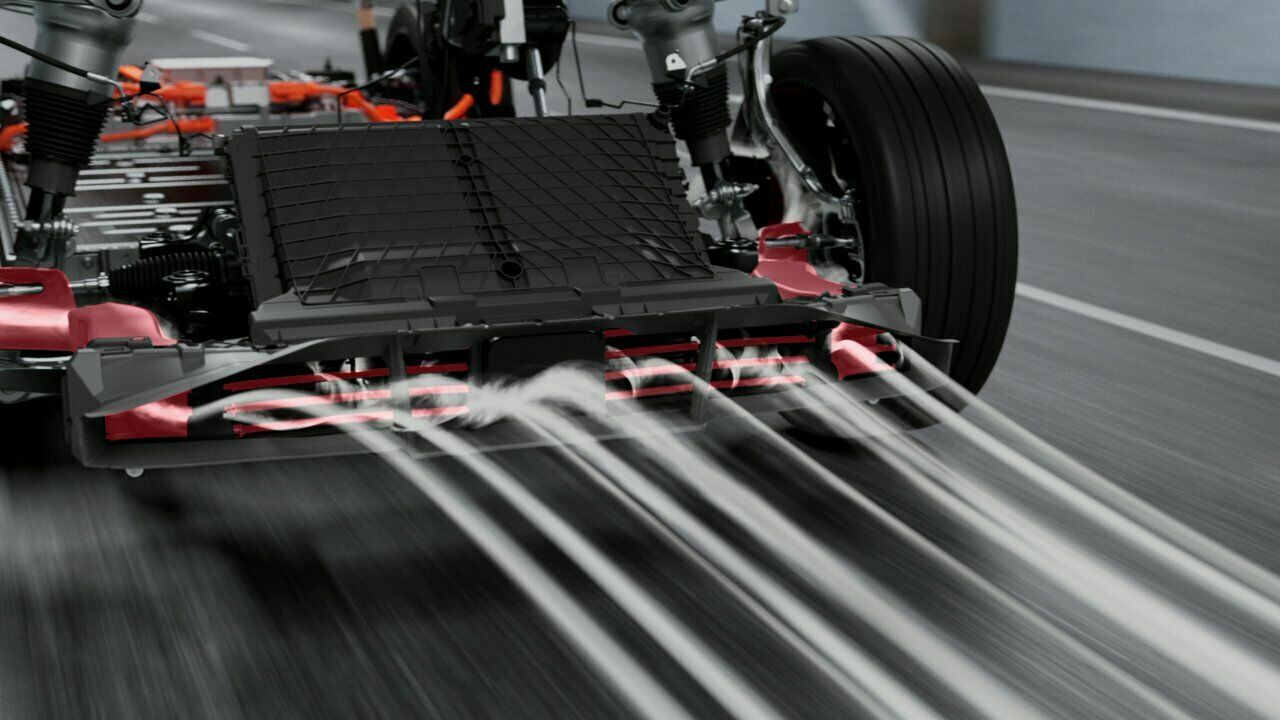 Audi Q6 Sportback e-tron – Antrieb und Batterie-Effizienz – Animation