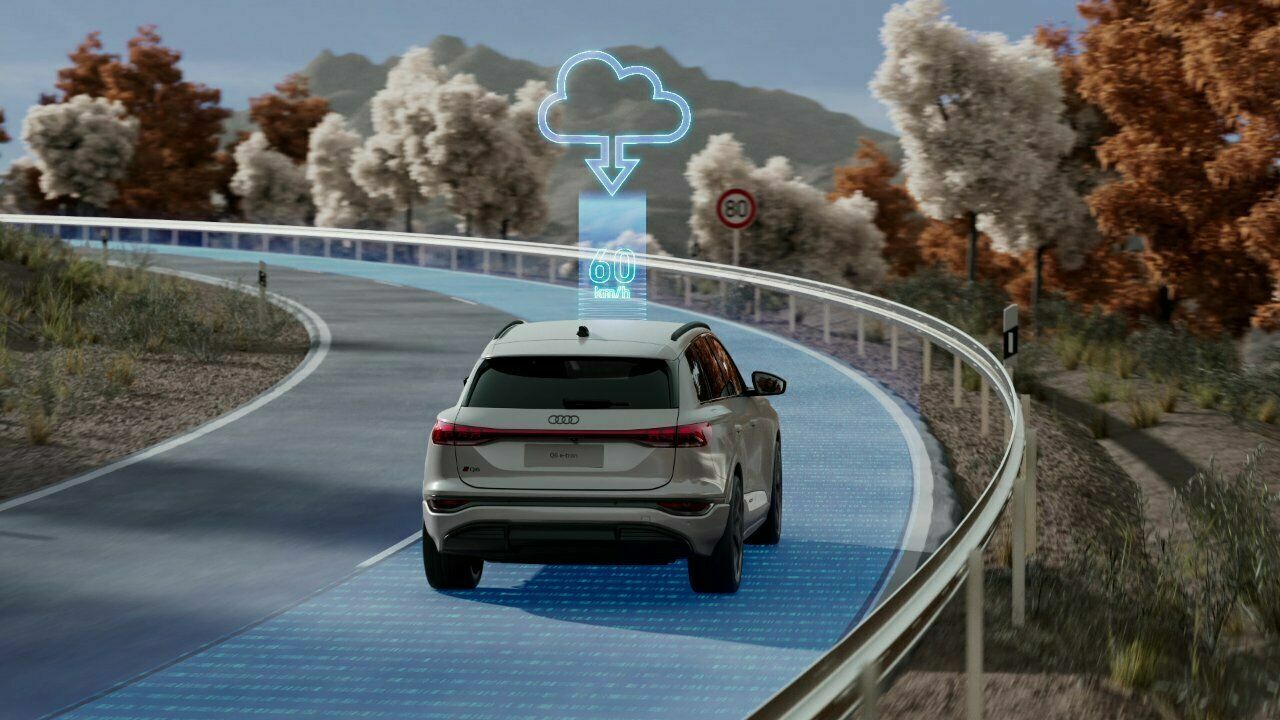 Audi Q6 e-tron – Fahrerassistenzsysteme – Animation