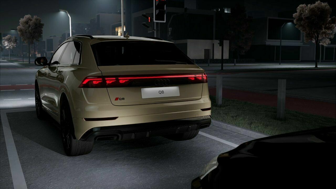 Audi Q8 – Lighting technology – Animation