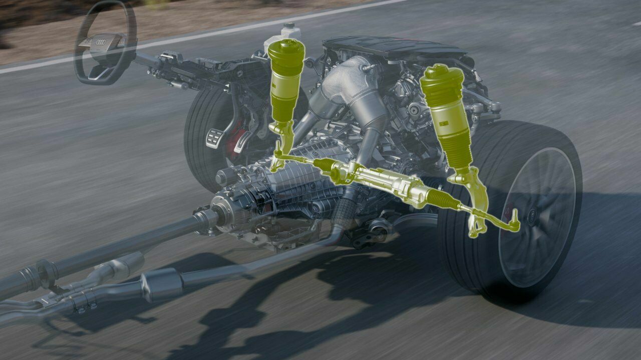 Audi SQ5 SUV – Fahrwerkstechnologie – Animation