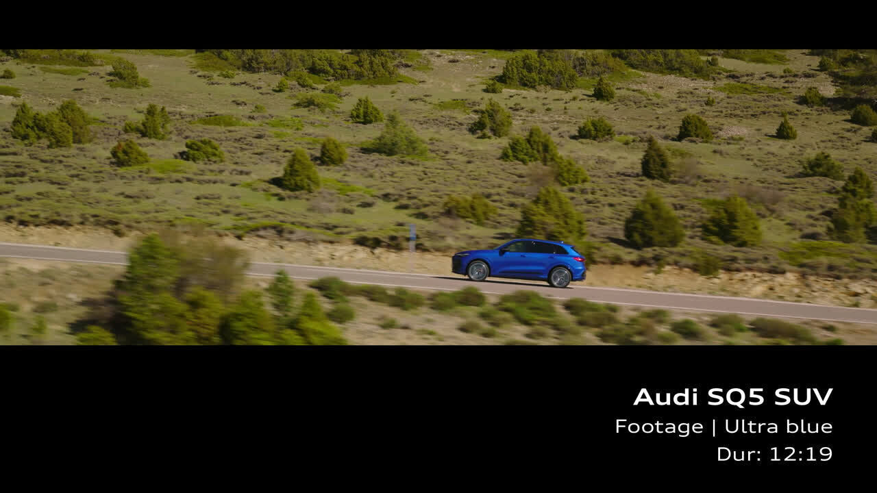 Audi SQ5 SUV Ultrablau Metallic – Footage (On-Location)
