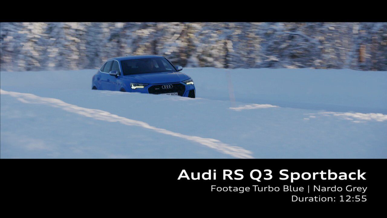 Audi RS Q3 Sportback – Footage (On-location)