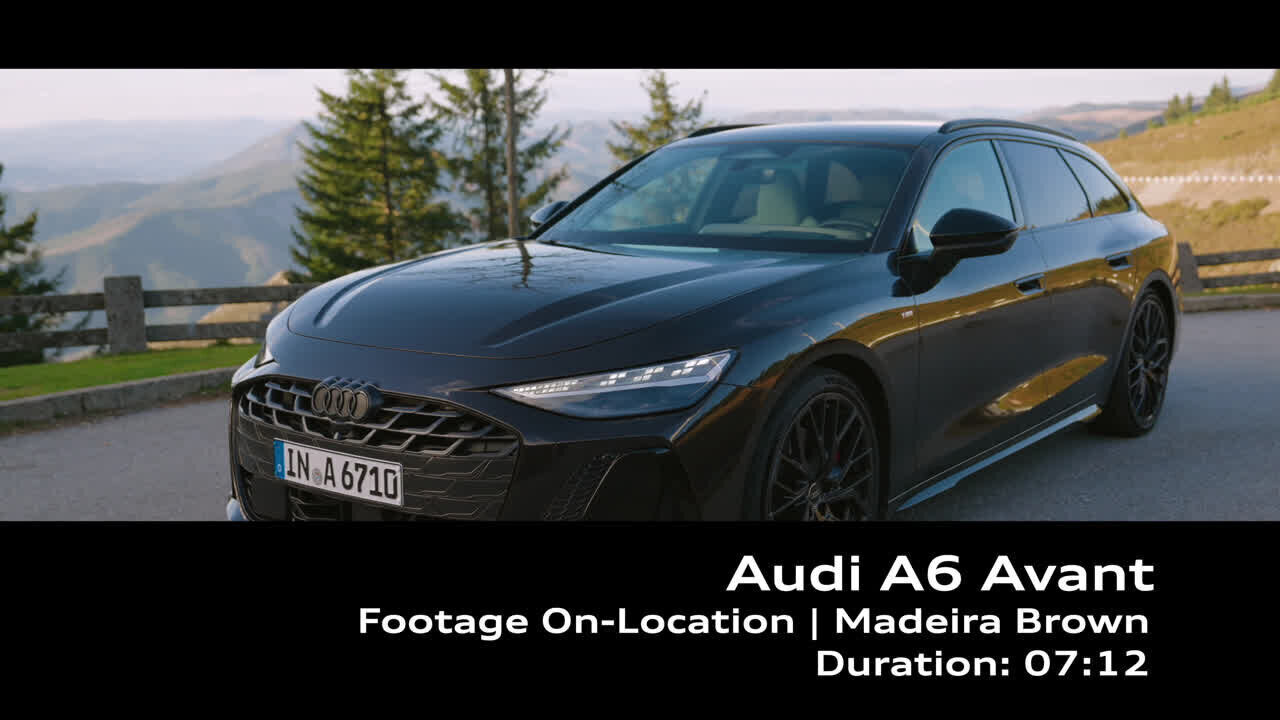 Audi A6 Avant Madeirabraun – Footage (On-Location)