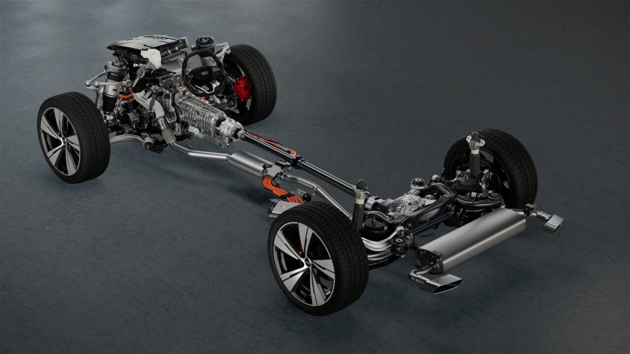 Audi Q5 e-hybrid – Plug-in hybrid powertrain – Animation