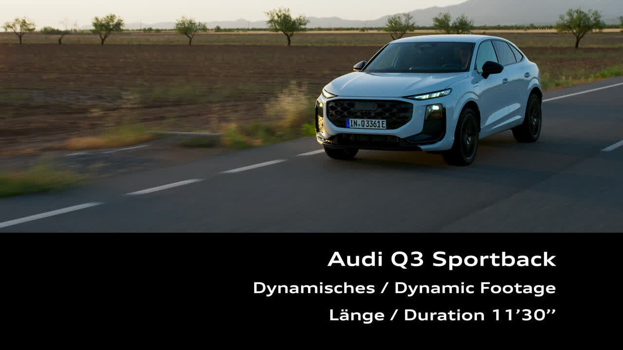Audi Q3 Sportback – Footage (dynamisch)