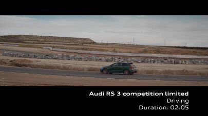 Audi RS 3 competition limited – Footage (dynamisch, vertikal)