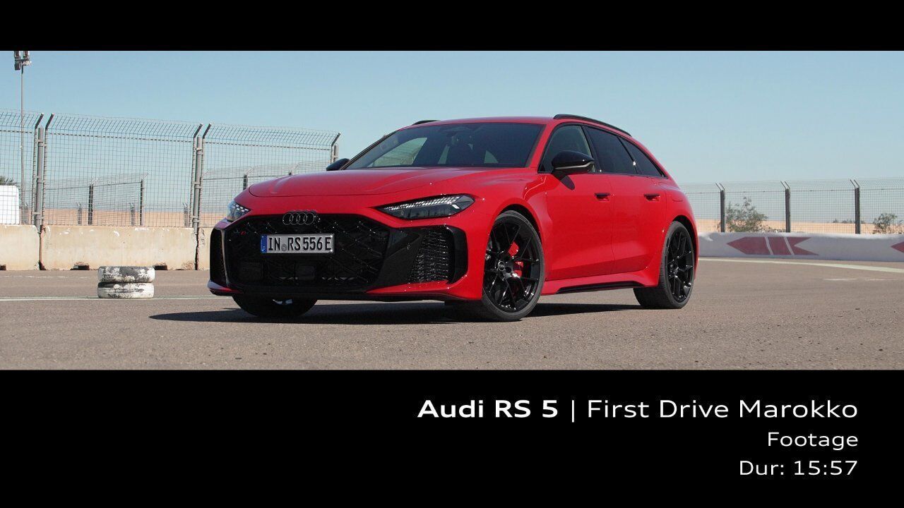 Audi RS 5 Avant – Footage (on location)
