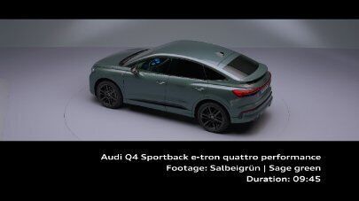 Audi Q4 Sportback e-tron quattro performance – Footage (Studio, vertikal)