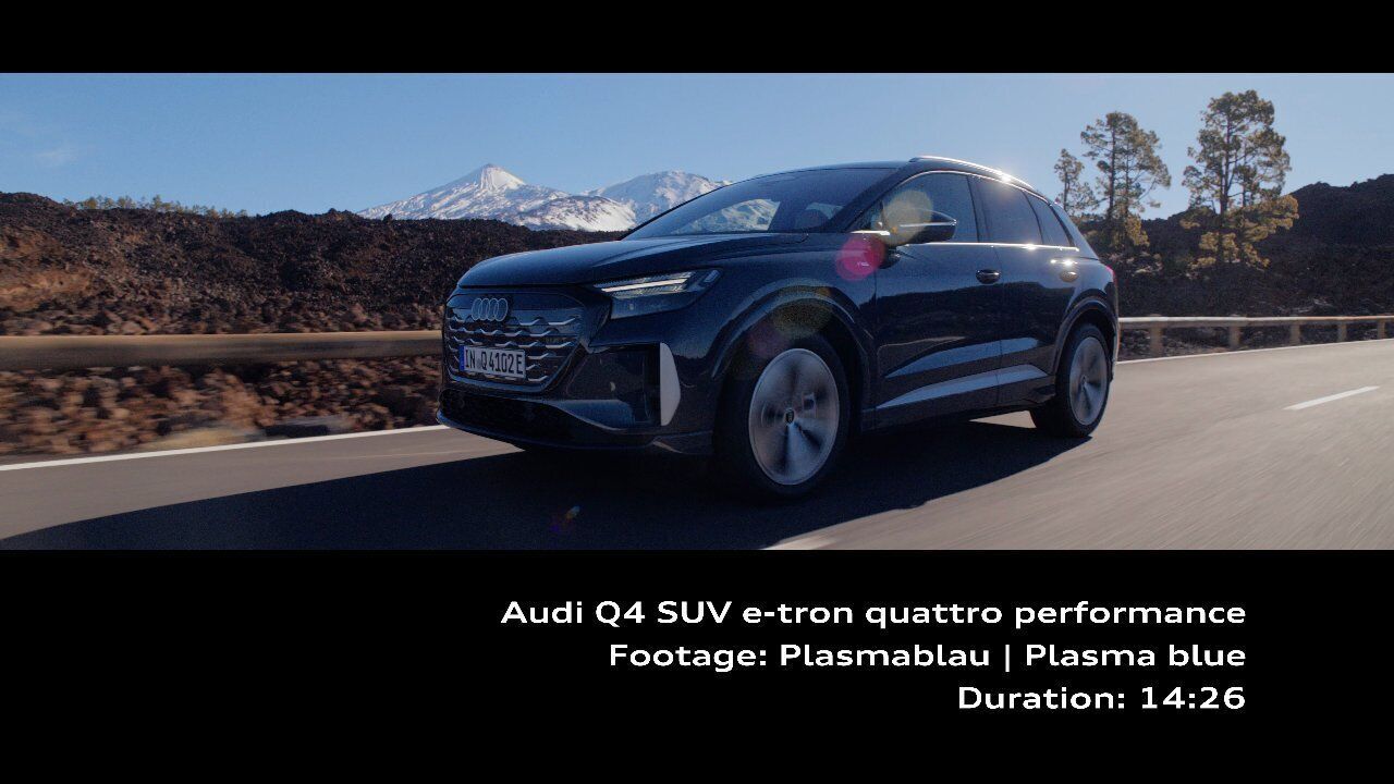 Audi Q4 SUV e-tron quattro performance – Footage (dynamic)