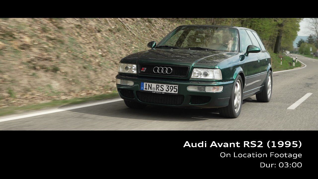Audi Avant RS2 (1995) – Footage (On-Location)